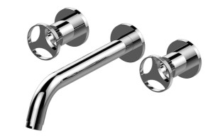 GRAFF HARLEY Bateria umywalkowa 3-otworowa podtynkowa wylewka 23,4 cm chrom E-11431-C19B-PC-T