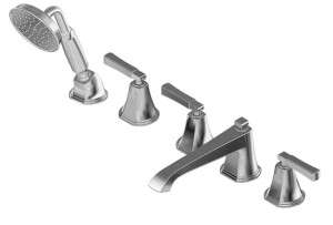 GRAFF FINEZZA UNO Bateria wannowa 5-otworowa chrom, E6851LM47BPC