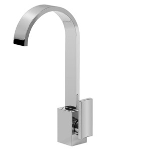 GRAFF SADE Jednouchwytowa bateria umywalkowa - wysoka chrom, E-1805-LM36-PC