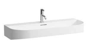 LAUFEN SONAR Umywalka wisząca 100x42 bez otworu na baterię, szlifowany spód umywalki, H8103470001091