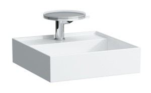 LAUFEN KARTELL BY LAUFEN Umywalka ścienna 46x46 z trzema otworami na baterię 46x46, H8153310001581