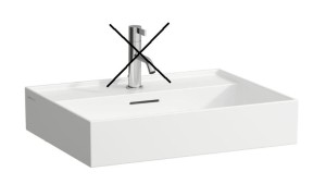 LAUFEN KARTELL BY LAUFEN Umywalka wisząca 60x46 bez otworu na baterię, H8103330001091