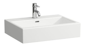 LAUFEN LIVING CITY Umywalka ścienna 60x46 z otworem na baterię, szlifowany spód umywalki, H8174340001041