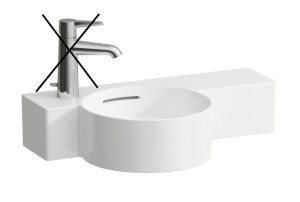 LAUFEN VAL Umywalka ścienna 55x31,5 bez otworu na baterię H8152830001091