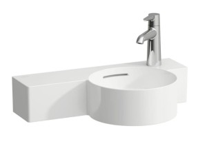 LAUFEN VAL Umywalka ścienna 55x31,5 z otworem na baterię po prawej stronie H8152840001061