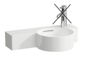 LAUFEN VAL Umywalka ścienna 55x31,5 bez otworu na baterię H8152840001091