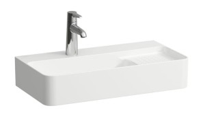 LAUFEN VAL Umywalka ścienna 60x31,5 z otworem na baterię i półką po prawej stronie H8152850001041