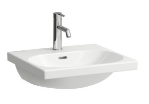 LAUFEN LUA Umywalka ścienna 50x46 cm z otworem na baterię, szlifowany spód umywalki H8160810001041
