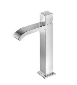 TRES CUADRO Bateria umywalkowa z wylewką kaskadową, wysokość 251 mm, chrom 00661002