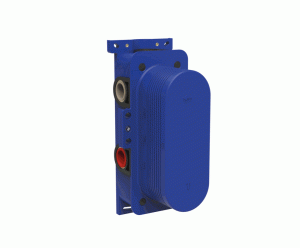 TRES THERM-BOX Korpus 2-drożny z baterią termostatyczną wannową i prysznicową element podtynkowy, 20785001