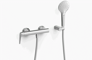 TRES FUJI Bateria prysznicowa ścienna z zestawem natryskowym chrom, 28116701