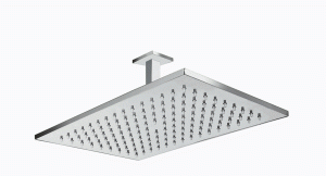 TRES Deszczownica sufitowa obrotowa 300x200 mm chrom, 03443202