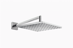 TRES Deszczownica ścienna obrotowa 250x250 mm chrom, 03423101