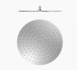 TRES Deszczownica okrągła 400 mm stal nierdzewna polerowana, 134315015