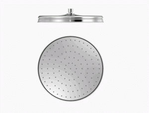 TRES Deszczownica okrągła 310 mm chrom 29933703