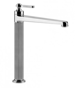 GESSI VENTI20 Bateria umywalkowa 31,7 cm z korkiem automatycznym, chrom 65003.031