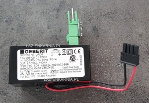 GEBERIT BASIC Zasilacz z adapterem do pisuaru, zasilanie sieciowe, 242.774.00.1
