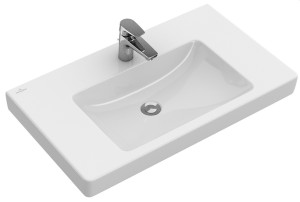 VILLEROY&BOCH SUBWAY 2.0 Umywalka meblowa 100x47 cm z przelewem, 71751G01