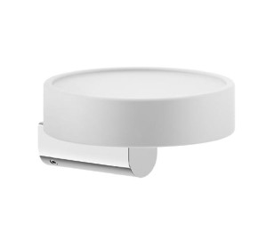 GESSI RILIEVO Mydelniczka ścienna, biała/chrom 59501.031