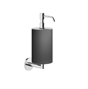 GESSI TONDO Dozownik do mydła ścienny, czarny/chrom 63614.031