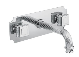 BUGNATESE OLYMPIA Bateria umywalkowa ścienna, chrom 8472CR