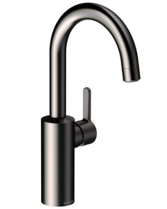 DAMIXA SILHOUET Bateria umywalkowa szczotkowany grafit PVD, 7462055