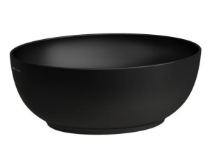 LAUFEN ALESSI ONE Umywalka stawiana bez przelewu 45x38 czarna matowa, H8189757161121