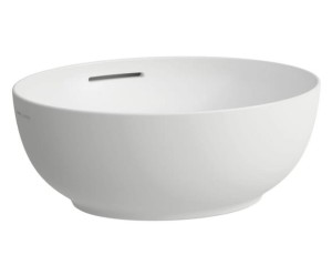 LAUFEN ALESSI ONE Umywalka stawiana z przelewem 45x38 biała matowa, H8189767571121
