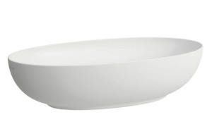 LAUFEN ALESSI ONE Umywalka stawiana bez przelewu 70x38 biała matowa, H8189777571121
