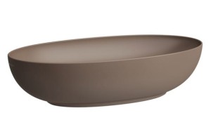 LAUFEN ALESSI ONE Umywalka stawiana bez przelewu 70x38 caffe matowa, H8189771881121