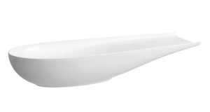LAUFEN ALESSI ONE Umywalka stawiana bez przelewu 100x38 biała LCC, H8189744001121