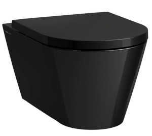 LAUFEN KARTELL Miska wisząca 37x54,5 RIMLESS czarny błyszczący, H8203370200001