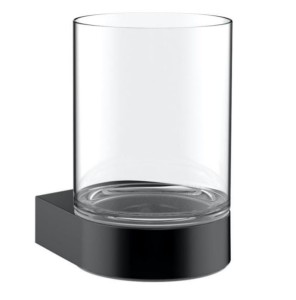 EMCO FLOW Kubek do mycia zębów czarny mat, 272013300