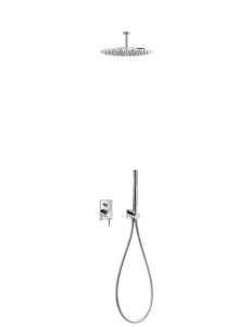 TRES MAX Zestaw baterii podtynkowej prysznicowej 2-drożnej chrom, 06218080