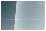 GEBERIT SIGMA 80 Przycisk spłukujący do WC elektroniczny szkło lustrzane - część zamienna, 242.618.SM.1