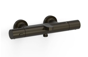 TRES OVER-WALL Bateria termostatyczna wannowa ścienna czarny brąz, 19017402KMB