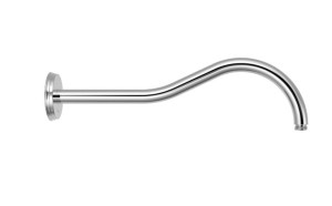 TRES Ramię naścienne do deszczownicy 419 mm chrom, 29933701
