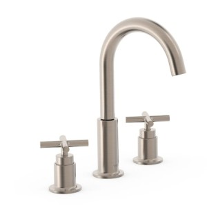 TRES MONT BLANC Bateria umywalkowa 3-otworowa stal, 28310501AC