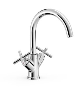 TRES MONT BLANC Bateria umywalkowa wysoka chrom, 28320301
