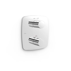 TRES THERM-BOX Maskownica baterii 2-drożnej element natynkowy chrom, 21725001