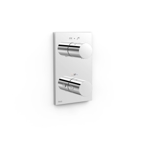 TRES THERM-BOX Maskownica baterii 2-drożnej element natynkowy chrom, 06225001