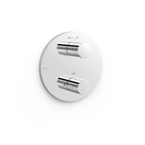 TRES THERM-BOX Maskownica baterii 2-drożnej element natynkowy chrom, 26225001