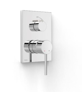 TRES MAX Bateria wannowo - prysznicowa podtynkowa element zewnętrzny chrom, 06228110