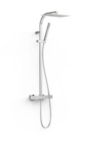 TRES SLIM EXCLUSIVE Zestaw baterii termostatycznej prysznicowej chrom, 19039306