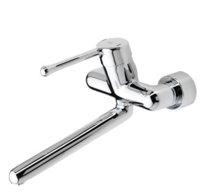 ORAS MEDIPRO PROTECT Bateria umywalkowa ścienna z laminarnym przepływem i obrotową wylewką 226mm chrom, 5536A