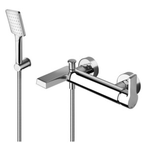 CRISTINA OMEGA Bateria wannowa ze słuchawką prysznicową chrom, OG18051