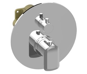 GRAFF ONDA Bateria termostatyczna prysznicowa 3/4" element zewnętrzny chrom, E-18036-LM61E-PC-T
