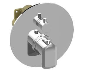 GRAFF ONDA Bateria termostatyczna prysznicowa z zaworem 3/4" element zewnętrzny chrom, E-18035-LM61E-PC-T