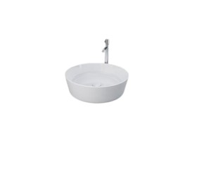 RAK FEELING Umywalka slim nablatowa okrągła 42 cm biały połysk, FEECT4200AWHA