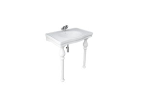 RAK WASHINGTON Umywalka 84,5/57,5 cm w komplecie z nogami, LAAL00001